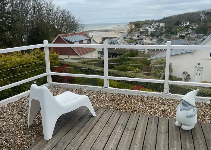 La Falaise Bleue - Vue - A Pied Veules-les-Roses